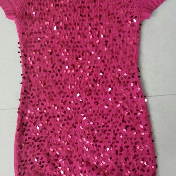4 for $20 BUNDLE. JUSTICE SPARKLE PINK sweater - Picture 2 of 4